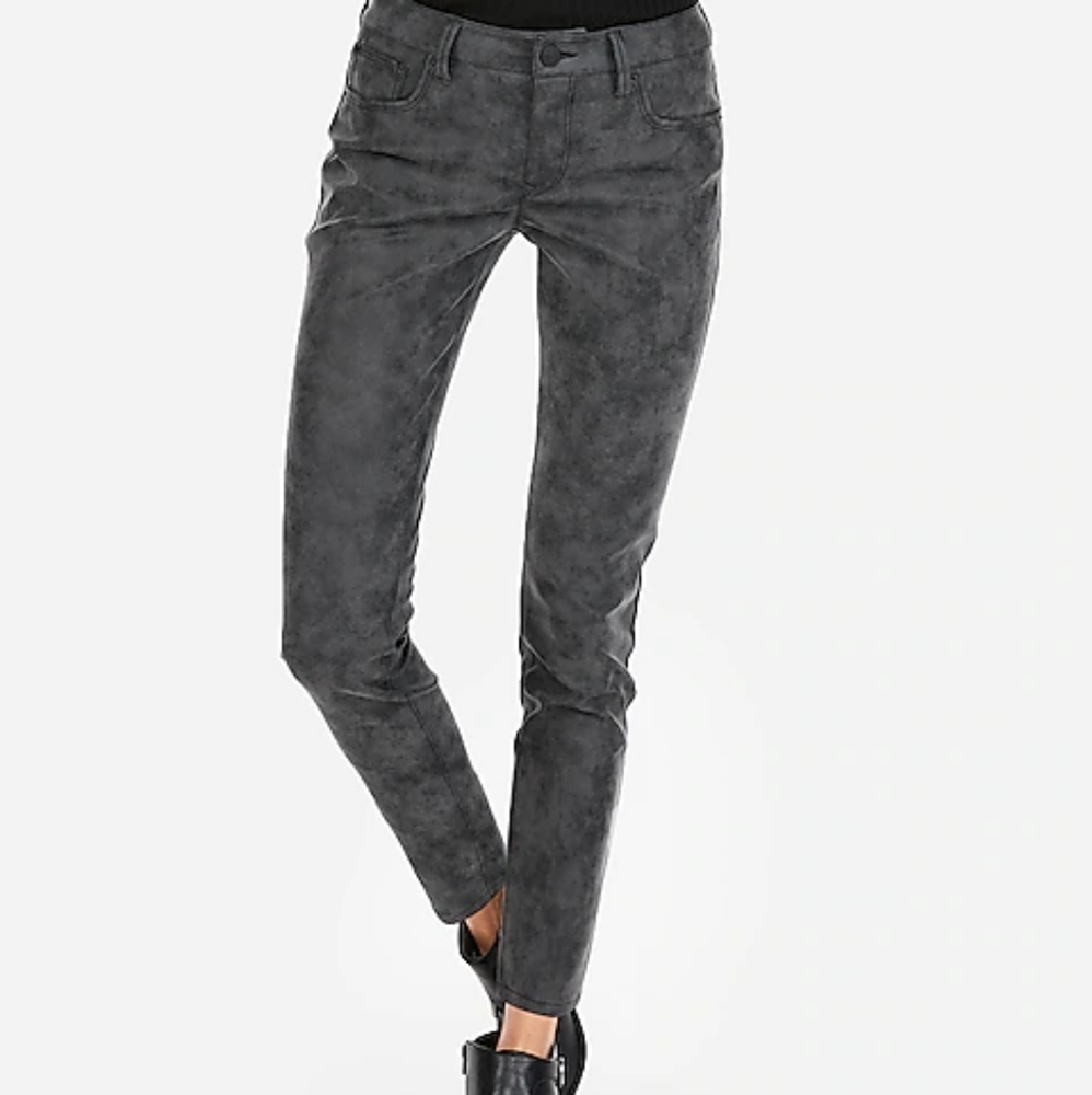 Express Faux Suede Jegging